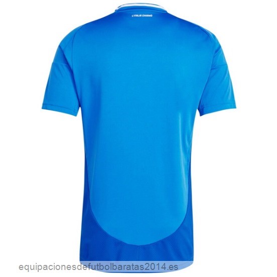 Nuevo Tailandia 1ª Camiseta Italia 2024 Azul Baratas